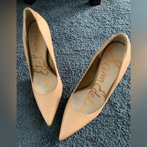 TAN LEATHER SAM EDELMAN PUMPS SIZE 8